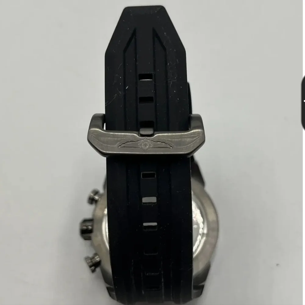 MENS BLACK n CHARCOAL 50MM INVICTA SPEEDWAY WATCH - Picture 3 of 4